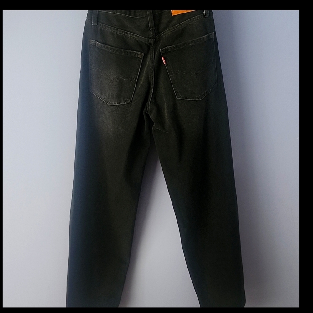 Levi's Black Flare Wide Leg Jeans